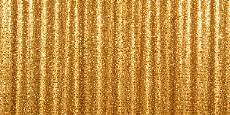 Elegant gold sequin backdrop used for gala and fundraiser photo booths in Toronto