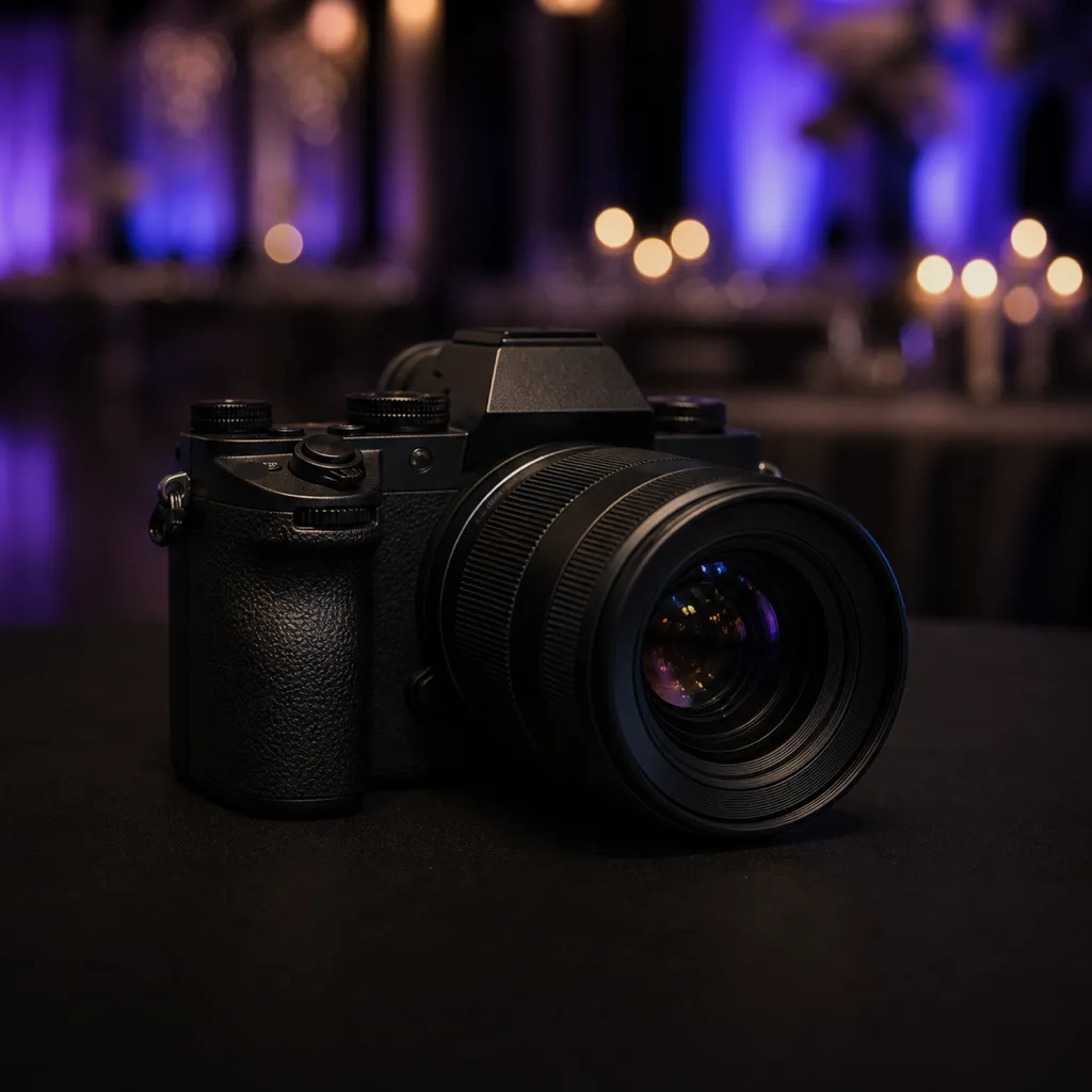 An event photographer capturing a candid moment at a GTA event